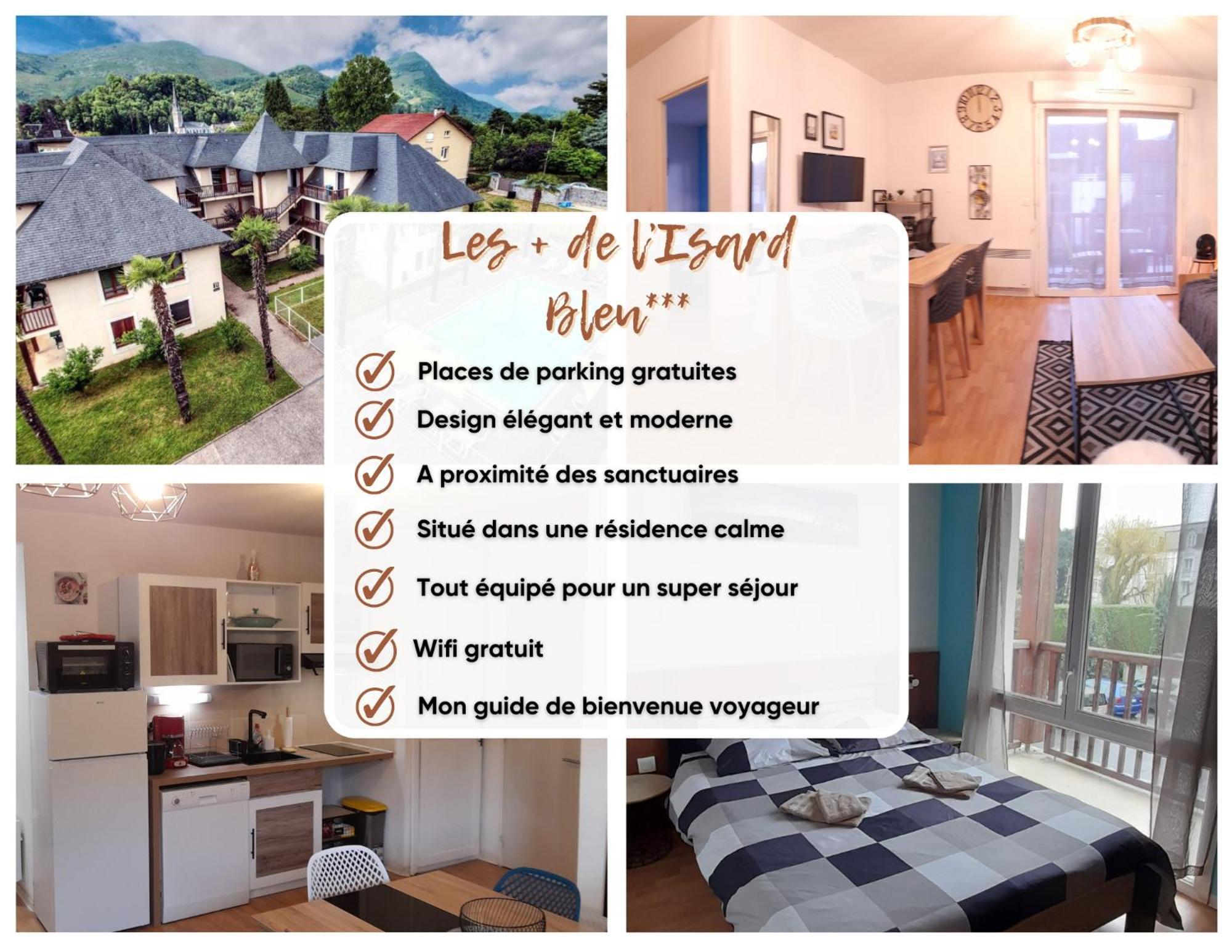 Appartement de l'isard bleu, dans résidence de tourisme 3 étoiles Lourdes Esterno foto